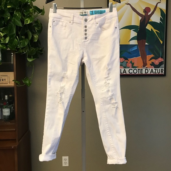indigo rein white jeans